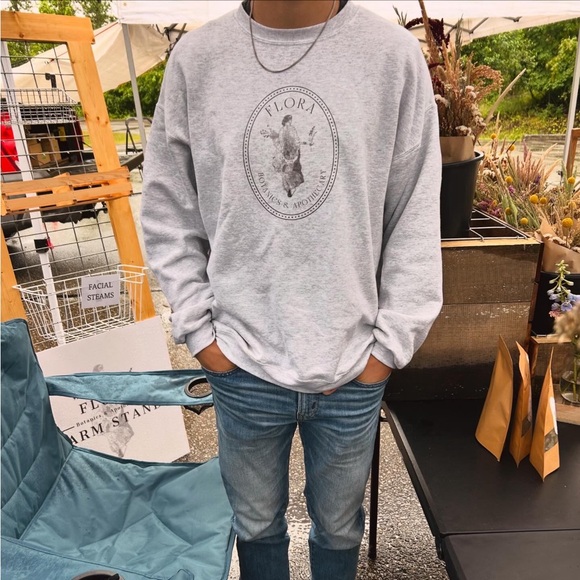 Flora grey crew neck - Picture 6 of 7